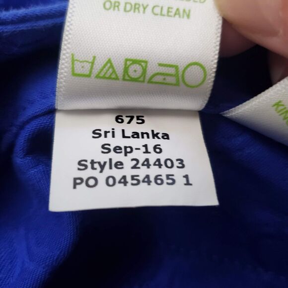 Lilly Pulitzer Womens Gardenia Shorts Brilliant Blue 9 Inch Style 2403 Size 0 - Picture 10 of 10